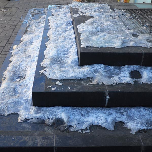 icy walkway